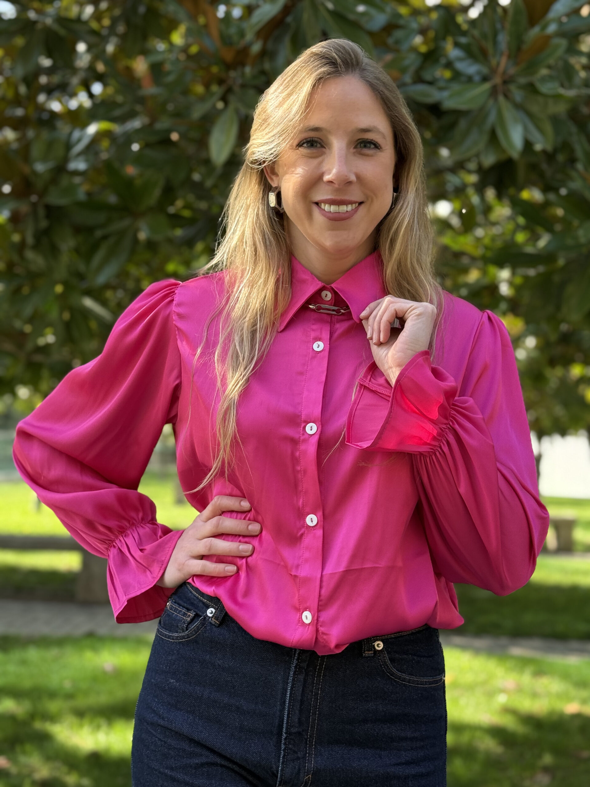 Blusa Olivia Fucsia