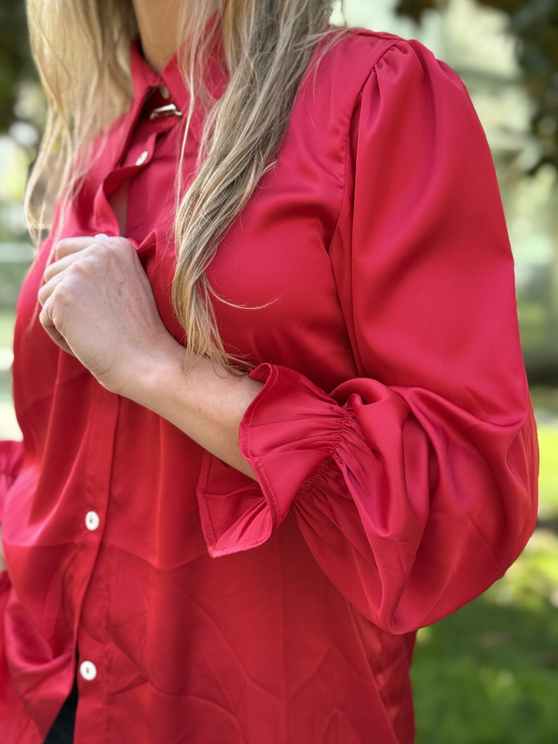 Blusa Olivia roja 5 Blusa Olivia Roja