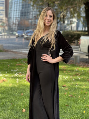 foto 1 Kimono Velvet Gris