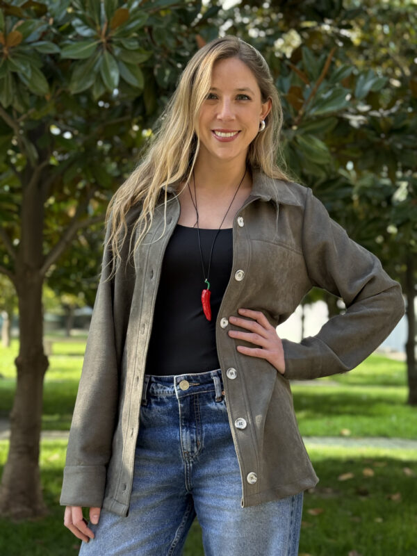 Chaqueta María verde musgo