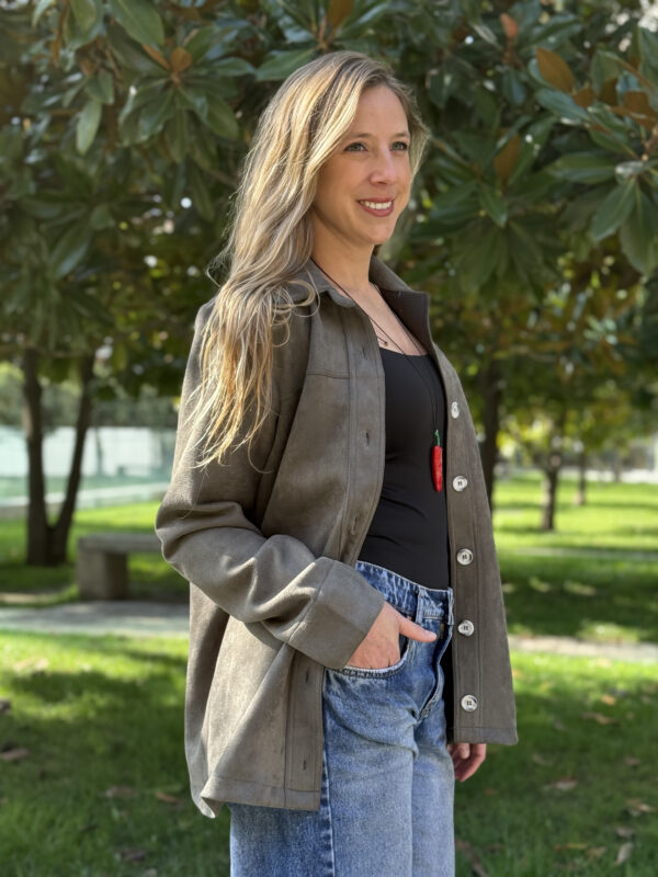 Chaqueta María verde musgo